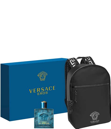 versace perfume backpack macys|Versace eros summer backpack set.